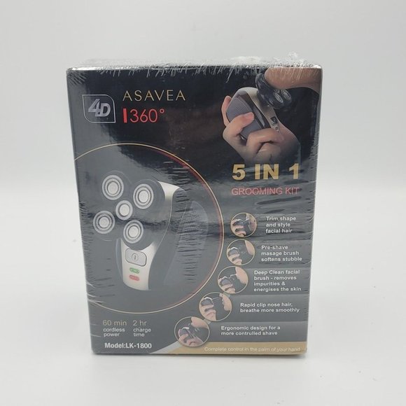 Asavea 5 in1 Grooming Kit Rechargeable Shaver Head - Picture 3 of 4